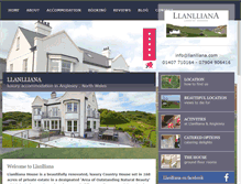 Tablet Screenshot of llanlliana.com